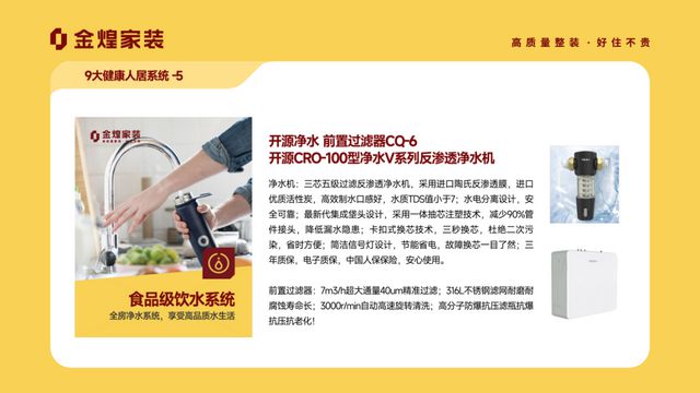 康人居系统赋能高品质住宅新时代EVO视讯平台金煌家装九大健(图5)